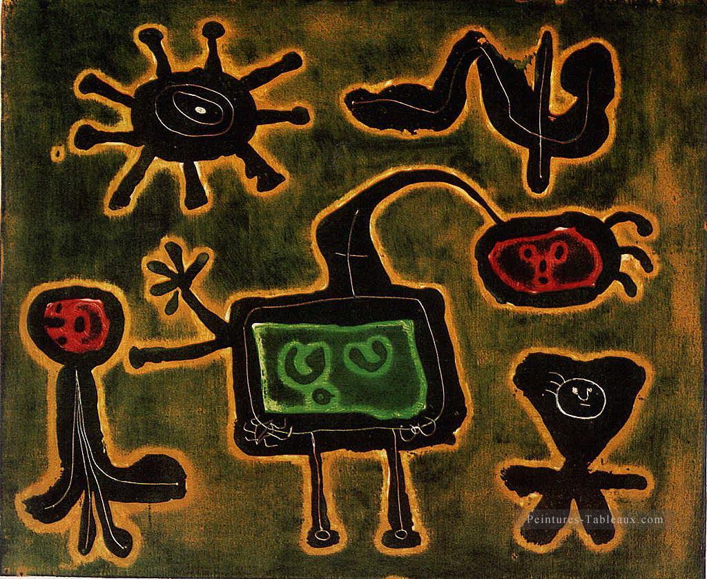 Série I Joan Miro Peintures à l'huile
